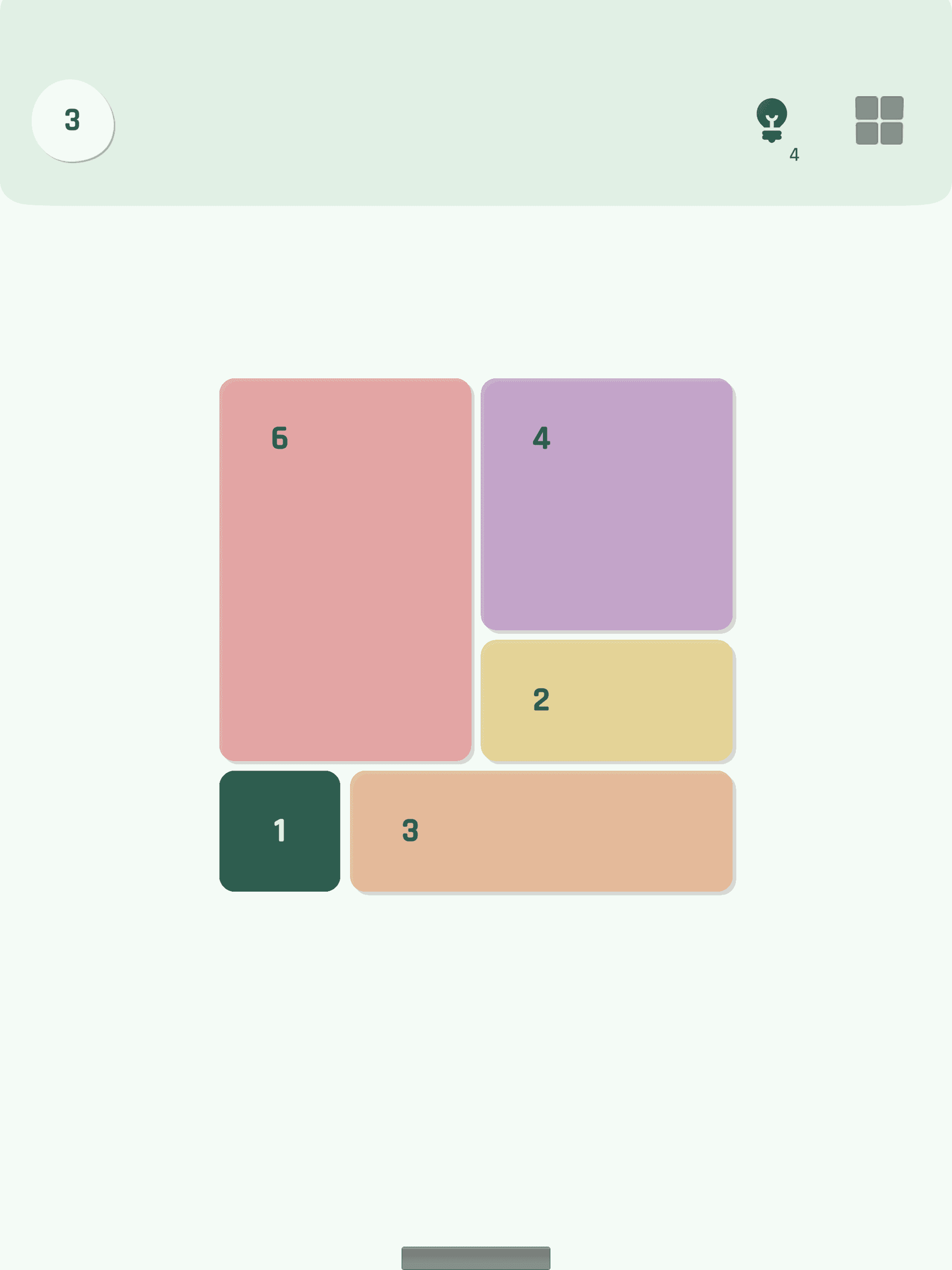 Shikaku Puzzle Game iPad gameplay