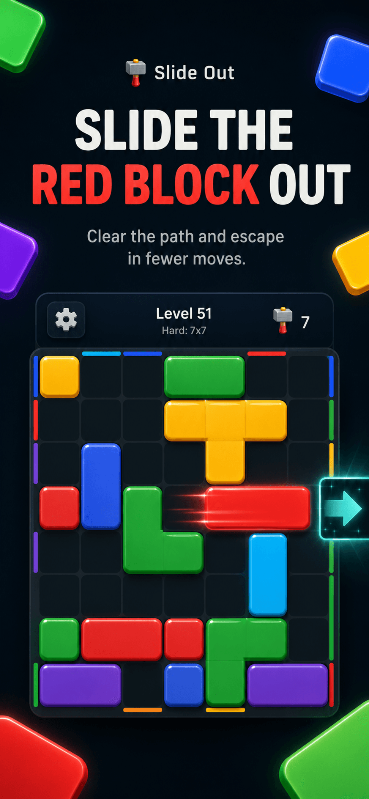 Arrow - Logic Puzzle gameplay board